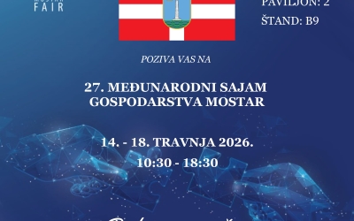 Pozivnica Grada Livna na međunarodni sajam gospodarstva u Mostaru