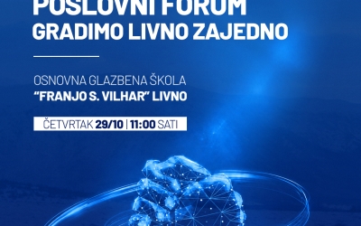 Poziv na poslovni forum “Gradimo Livno zajedno” u četvrtak 29. listopada