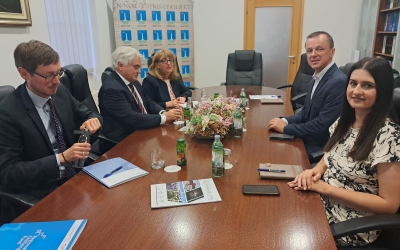 Njemački veleposlanik NJ.E. Grannas u službenom posjetu u Livnu